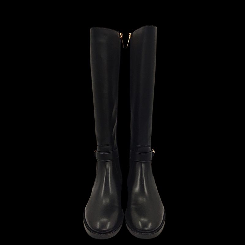 Michael Kors Women Carson Flat Boot Black Shoes 7.5